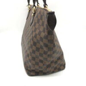 Louis Vuitton Brown handbag bag Damier tote Ebene Saleya